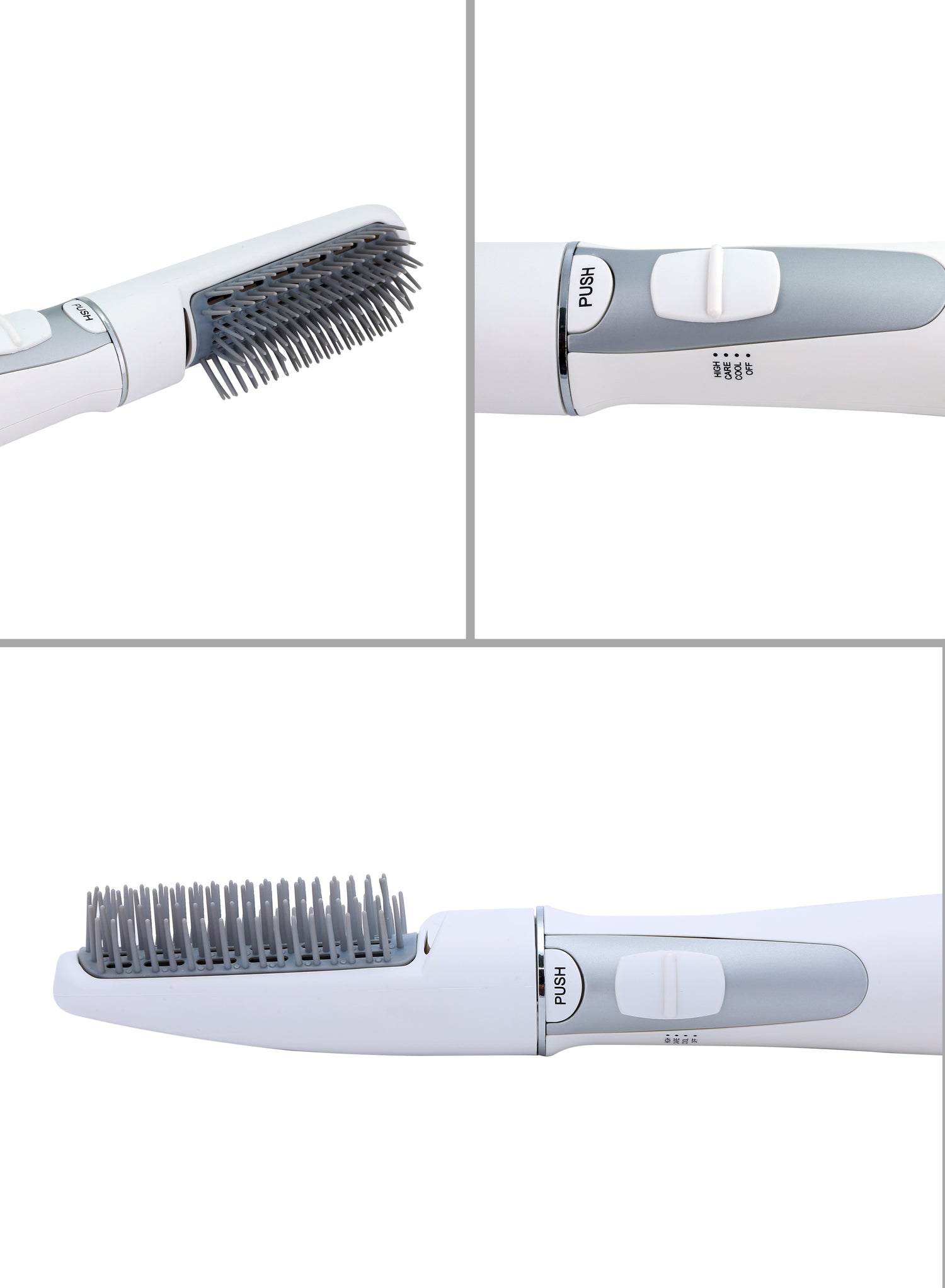 Geepas Hair Styler - Hot Air Brush with 2 Speeds Settings | Overheat Protection - Multi-Functional Salon Hair Styler, Curler & Comb - 2 Year Warranty