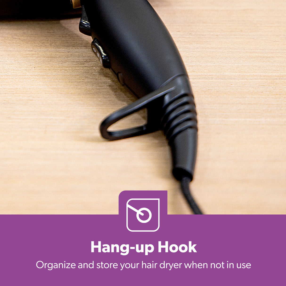 Geepas GH8643 Hair Dryer | 2200W Powerful Motor| 3 Heat & 2 Speed Settings| Cool Shot| Hang-Up Hook| Concentrator Nozzle| Detachable Cap | 2 Years Warranty