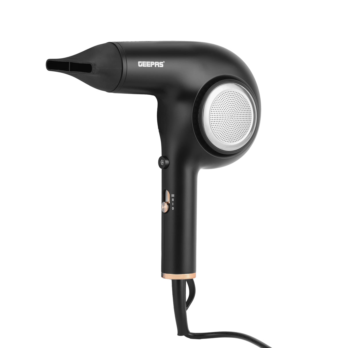 Geepas GH8645 1800W Hair Dryer | DC Motor| 3 Speed Settings| Cool Shot Function| Detachable Concentrator Nozzle| Professional Hair Drying & Styling | 2 Years Warranty
