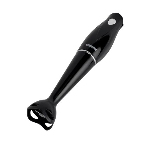 Geepas Hand Blender GHB5467 |180W Copper Motor| Stainless Steel Blade|Strong ABS Body| Low Noise DC Motor| Compact| Durable & Easy-to-Use| Ideal for Smoothies, Shakes Etc