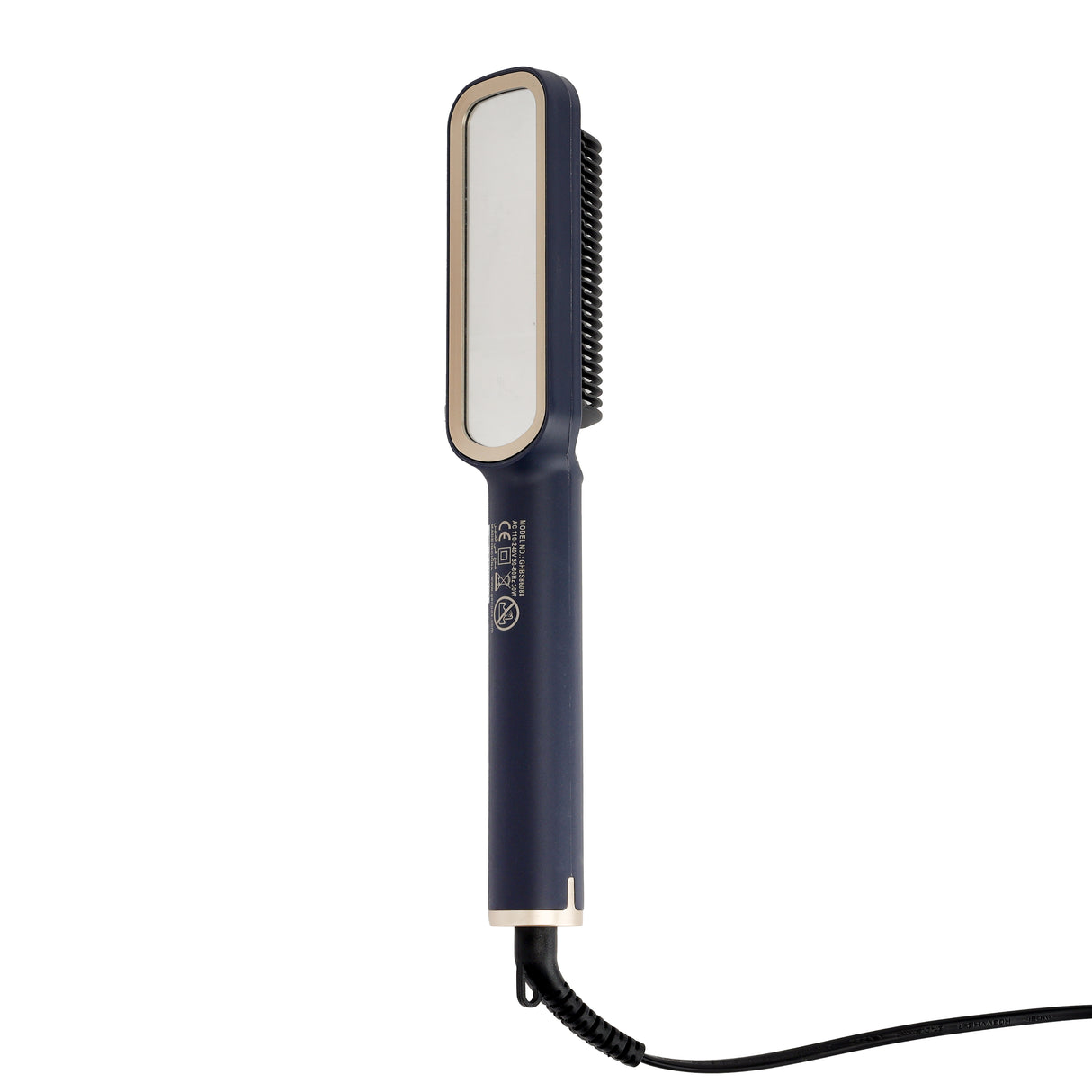 Geepas GHBS86088 Hair Straightening Brush | Smooth Comb Design for Hair & Beard | 100–200°C Temp, LED Display, 360° Swivel Cord | Salon & Home Use | 2 Years Warranty