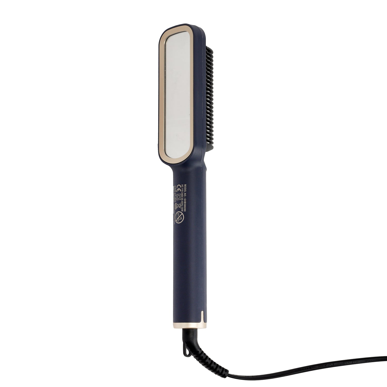 Geepas GHBS86088 Hair Straightening Brush | Smooth Comb Design for Hair & Beard | 100–200°C Temp, LED Display, 360° Swivel Cord | Salon & Home Use | 2 Years Warranty