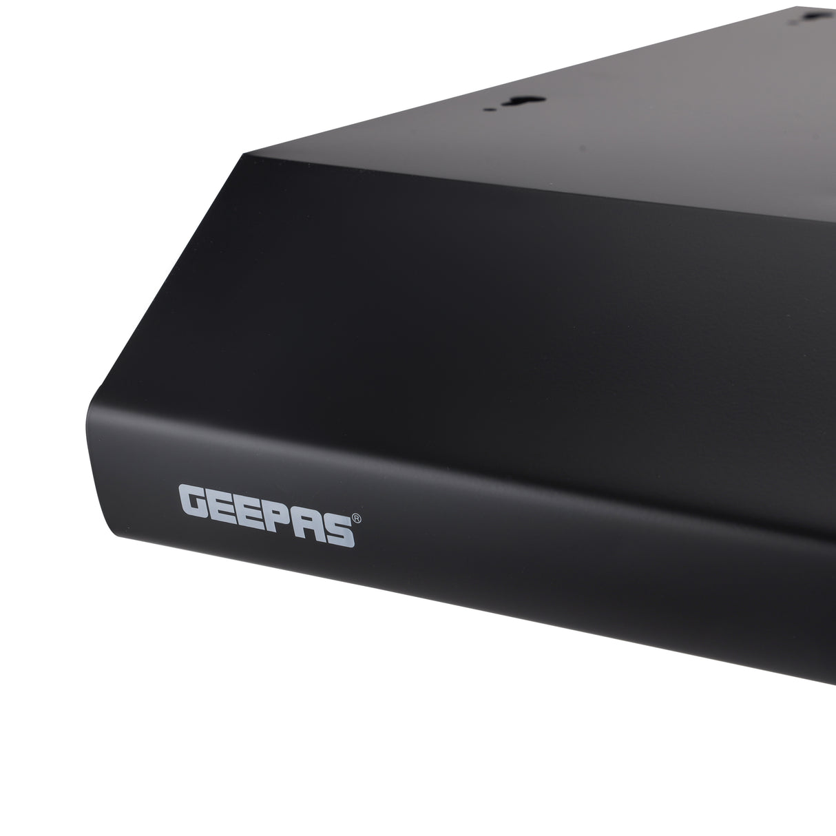 Geepas Slim Hood GHD625BCS | Stylish Black Slim Kitchen Hood | 80W Motor| 3 Speed Push Button Control | 200 m³/h Suction Power| Charcoal Filter | 1 Year Warranty