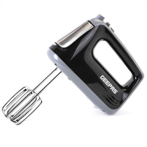 Geepas GHM43020UK Hand Mixer | Compact & Powerful Electric Mixer with Multiple Speed Settings | Easy to Use & Clean Design for Everyday Baking | 2 Years Warranty