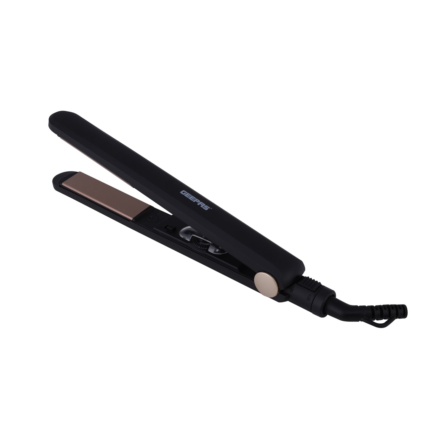 Geepas GHS86015 Easy-Style Hair Straightener with Ceramic Coated Plates, Adjustable Temperature 230°C, Lockable Handle & 360° Swivel Cord – 2 Year Warranty