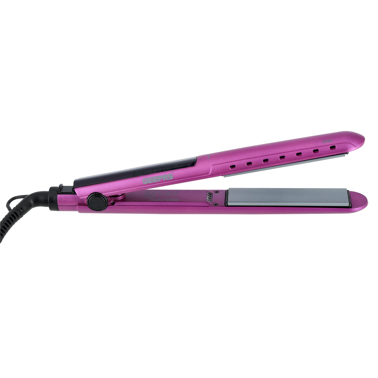 Geepas GHS86048 Easy-Pro 230 Hair Straightener | Ceramic Floating Plates | Fast Heating| Adjustable Temperature | Smooth & Frizz-Free Styling | 2-Year Warranty