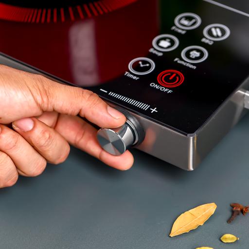 Geepas Digital Infrared Cooker GIC6920 | 2000W Ceramic Heating Element| Multi-Stage Cooking Options| Touch Control| 4-Digit LED Display| Portable Design| 2 Year Warranty