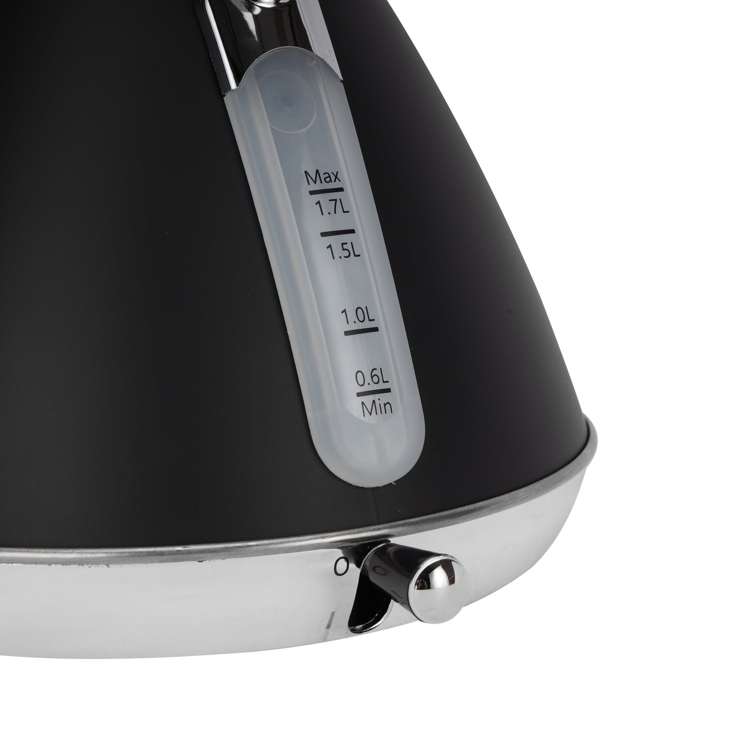 Geepas GK38073UK-BK Stainless Steel Cordless Kettle | Powerful 3000W Heating | 1.7L Large Capacity | Boil Dry Protection | Auto Shut-Off | 360° Rotating Base Design