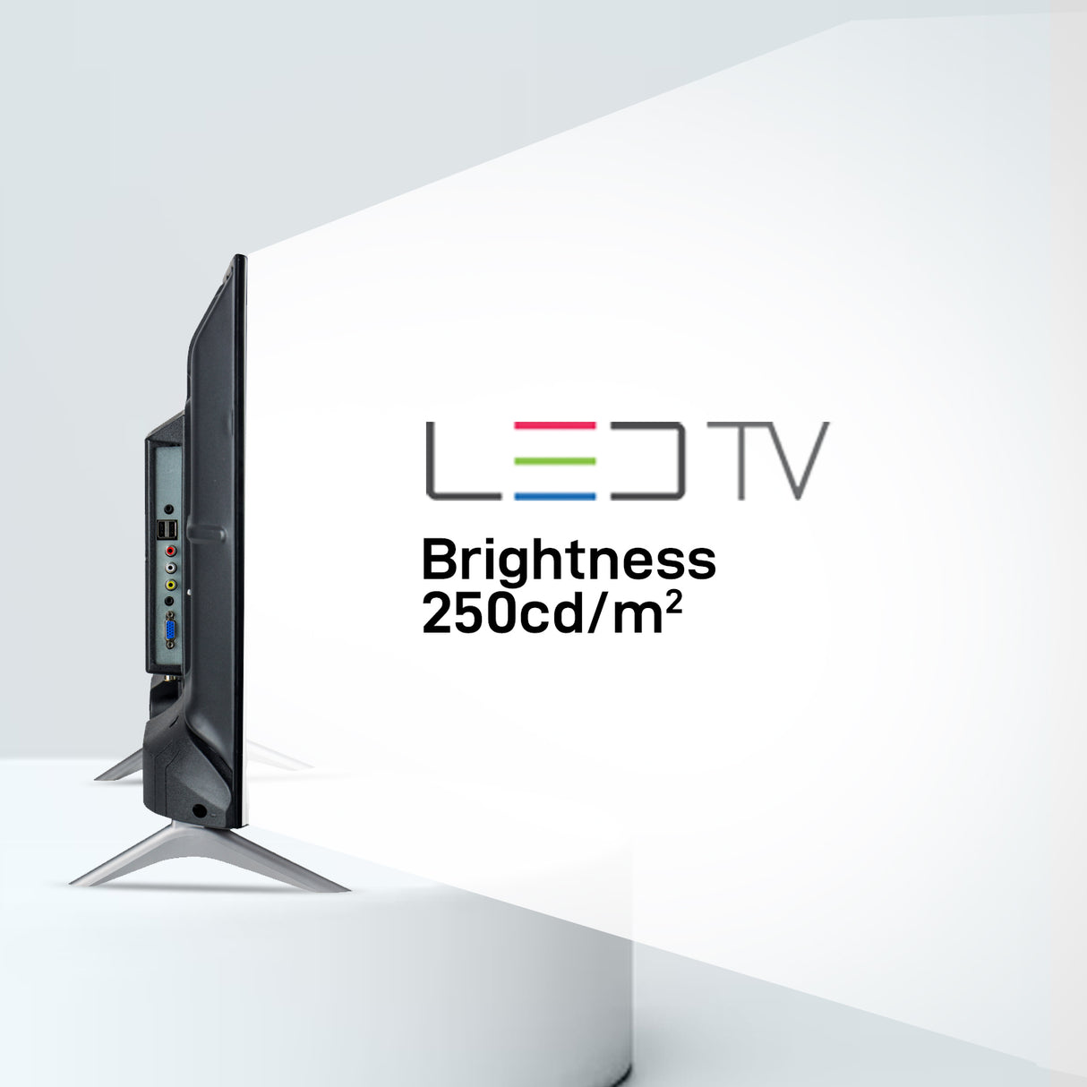 Geepas 32" HD LED TV – GLED3201EHD | HDMI | USB | Slim Design