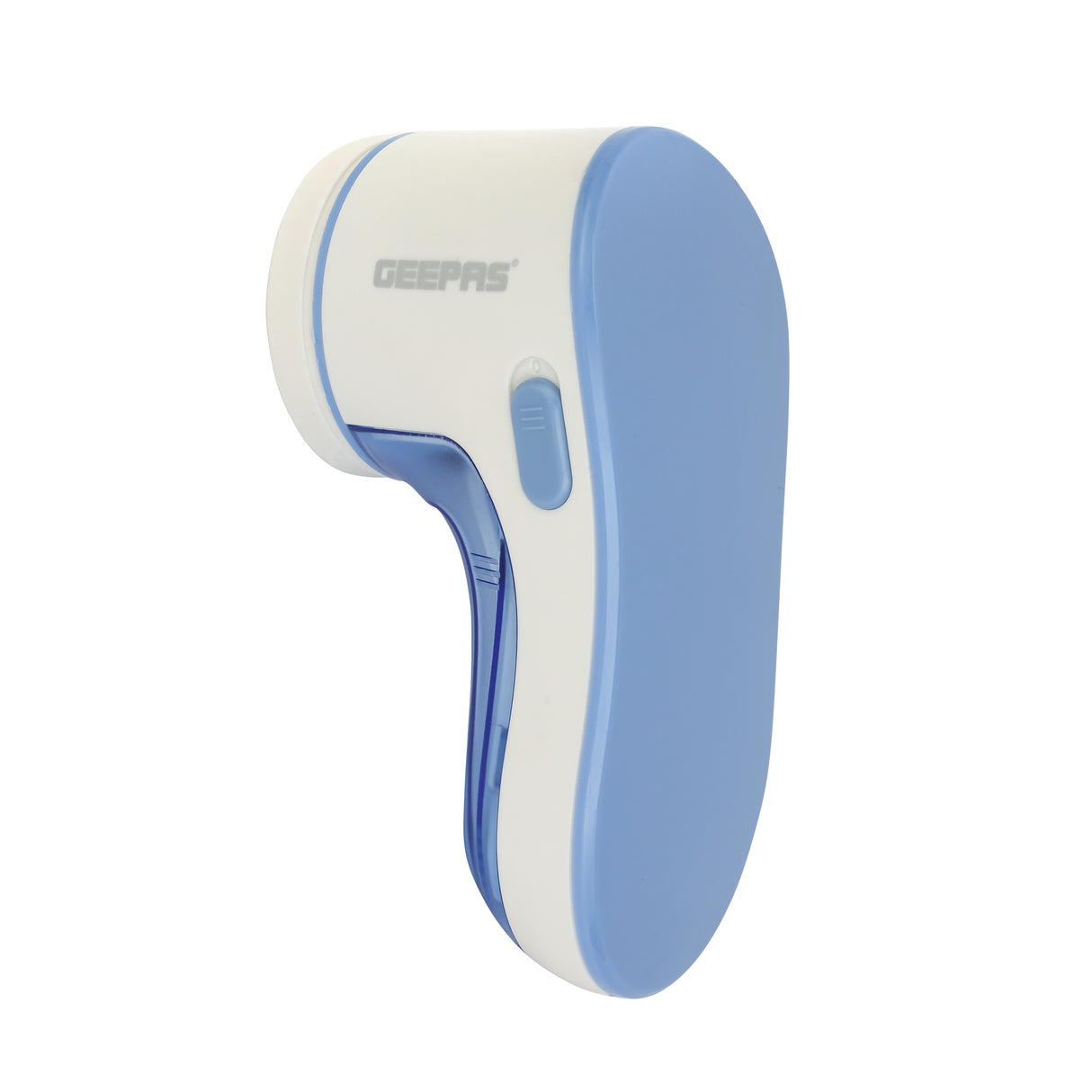 Geepas Lint Remover- GLR63069UK-BL/ Stainless Steel Mesh and Blade/ Large Capacity Detachable Dust Box/ Child Protection Feature/ White and Blue, 2 Years Warranty