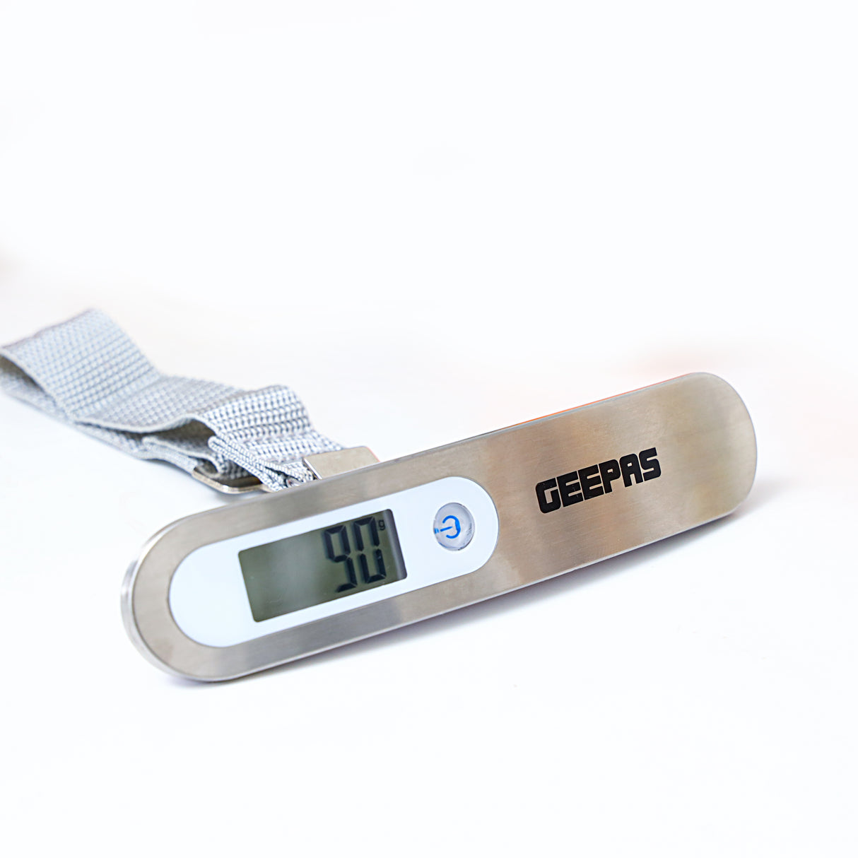 Geepas Digital Luggage Scale GLS4221 | Portable Handheld Travel Weight Scale with Clear LCD Display, Strong Strap, Compact Design & Accurate Measurement for Baggage
