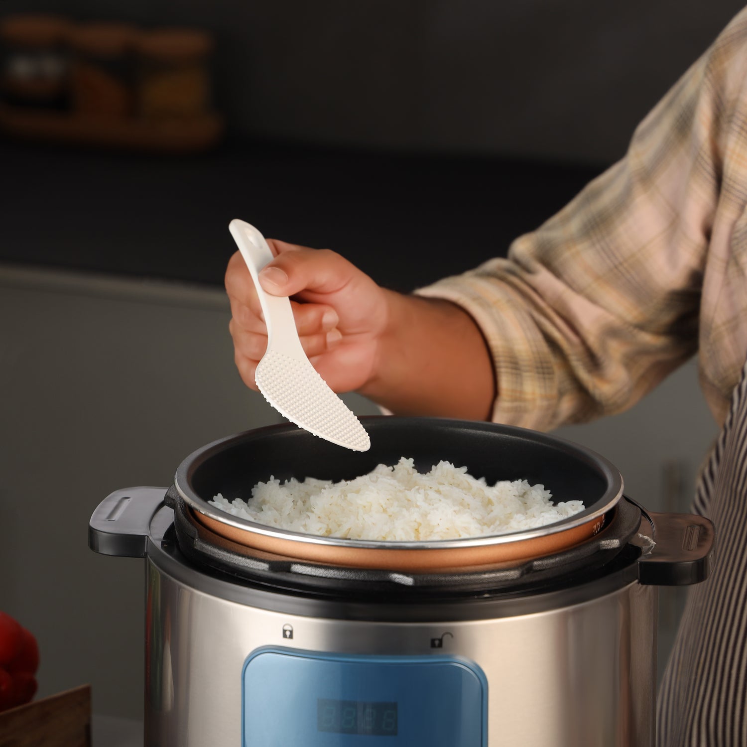 Geepas Digital Multi Cooker GMC35053 | 6L Capacity | 1000W Power | 12 One-Touch Cooking Programs|  IMD Touch Control Panel | Cook & Warm Modes |  Safe & Easy Cooking