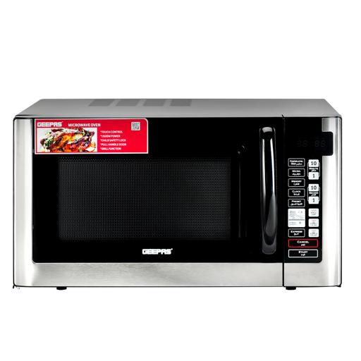 Geepas Digital Microwave Oven GMO1898 | 40L Large Capacity |  1500W Powerful Performance|  Touch Control Panel, Multi-Cooking & Defrost Functions |  2 Years Warranty