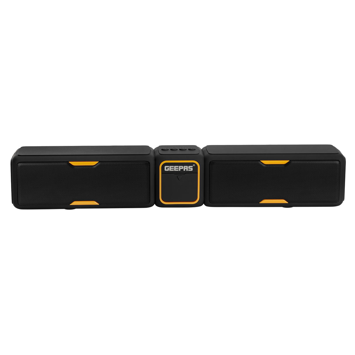 Geepas Soundbar Bluetooth Speaker- GMS11141N/ AUX, USB, TF Card, TWS Function and FM Radio/ with Mobile Phone Holder, Powerful Sound, Long Battery Life