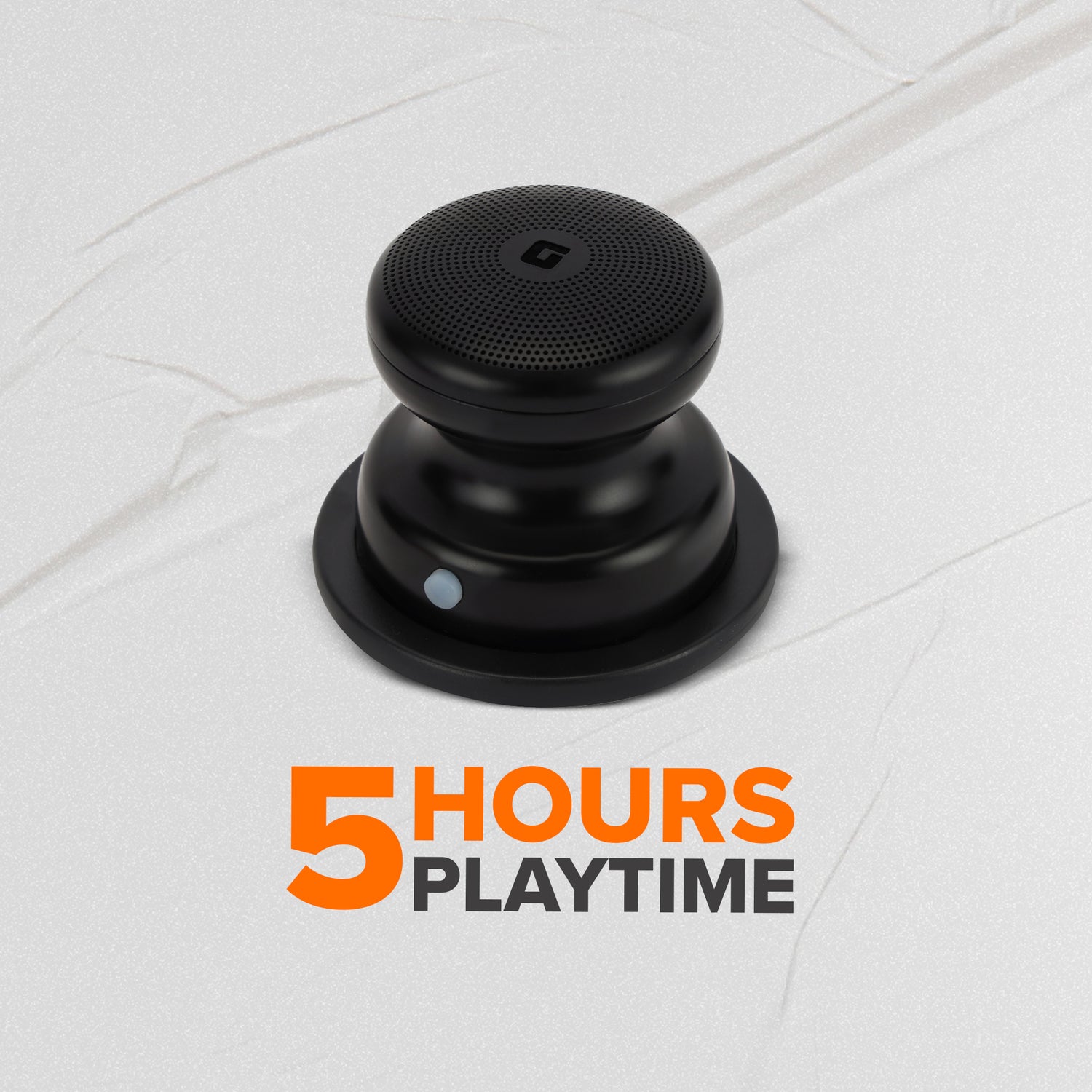 Geepas Waterproof Magnetic Bluetooth Speaker GMS11196 | Compact & Portable, 5Hours Playtime, TWS, IPX7 Waterproof | Ideal for Home, Travel,  Outdoor Etc | 2Year Warranty