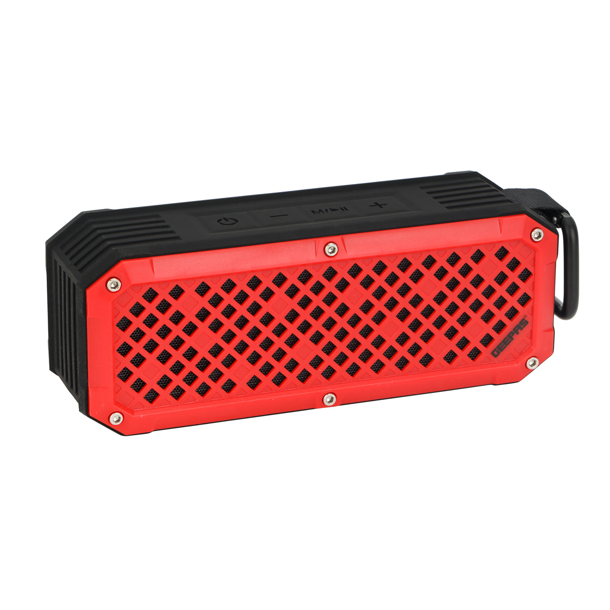 Geepas Rechargeable Bluetooth Speaker 1000 MAH - Portable Bluetooth Speaker, Wireless Speaker with Stereo Hi-Fi Bass, Built-in 1000 MAH Battery, In Built Microphone for Hands Free Calling