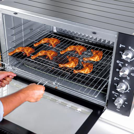 Geepas Multi-Function Oven G034055 |150L capacity| 2800W | rotisserie| convection| 7 cooking functions| 60-min timer| adjustable temperature control|2 Years Warranty