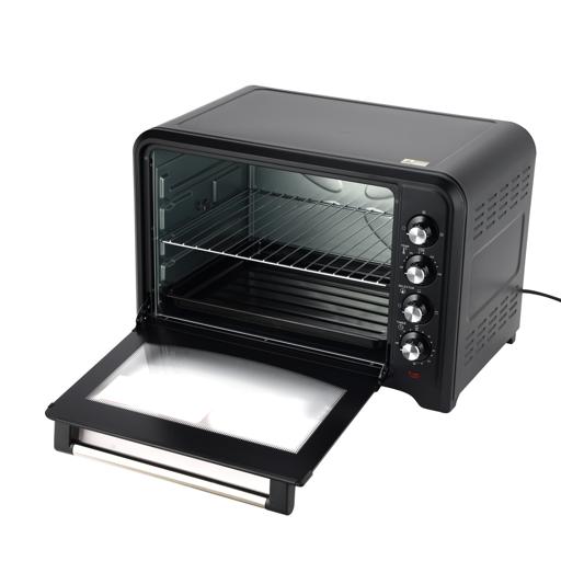 Geepas Electric Oven 60L with Rotisserie & Convection GO4401 | 2200W |60 Minute Timer| Adjustable Temperature | Multi-Cooking Functions| | Durable Body| 2 Years Warranty