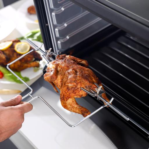Geepas Electric Oven 60L with Rotisserie & Convection GO4401 | 2200W |60 Minute Timer| Adjustable Temperature | Multi-Cooking Functions| | Durable Body| 2 Years Warranty