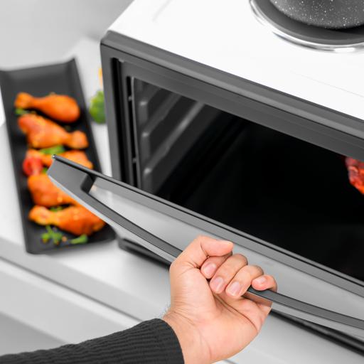 Geepas Electric Oven GO4452 | 60L Large Capacity | 2000W Power with Convection & Rotisserie Function | Adjustable Temperature Control | Durable Design | 2 Years Warranty