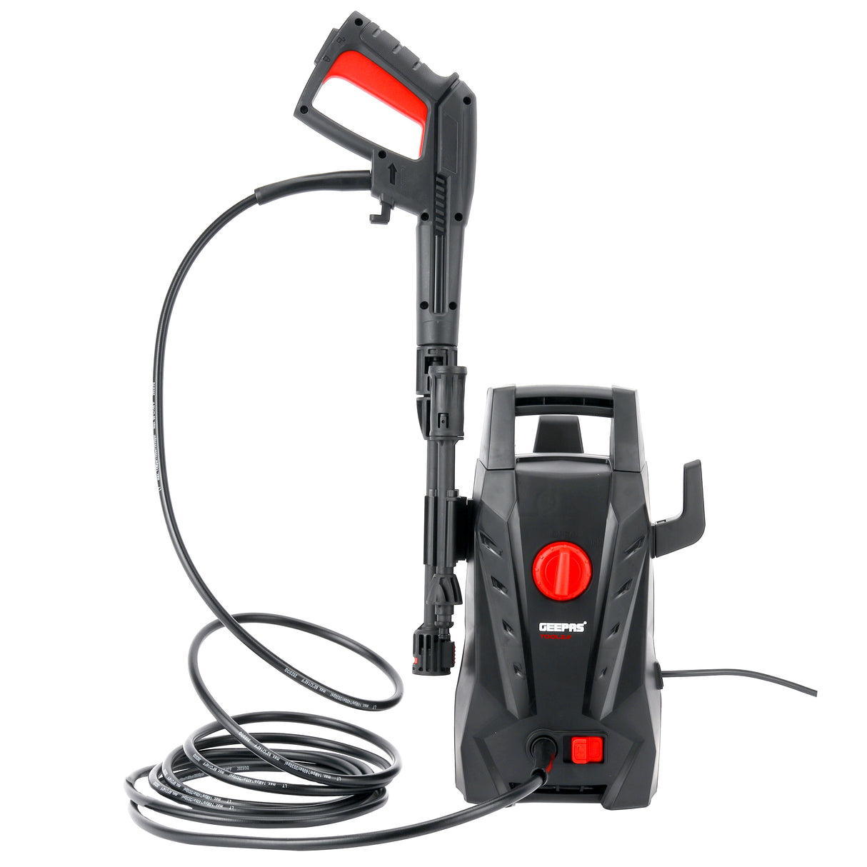 Geepas Toolz GPW1411EL-240 High Pressure Washer | 110BAR Compact Power Washer with 1400W Motor | Ideal for Car, Bike & Outdoor Cleaning | Durable Build| Energy Efficient