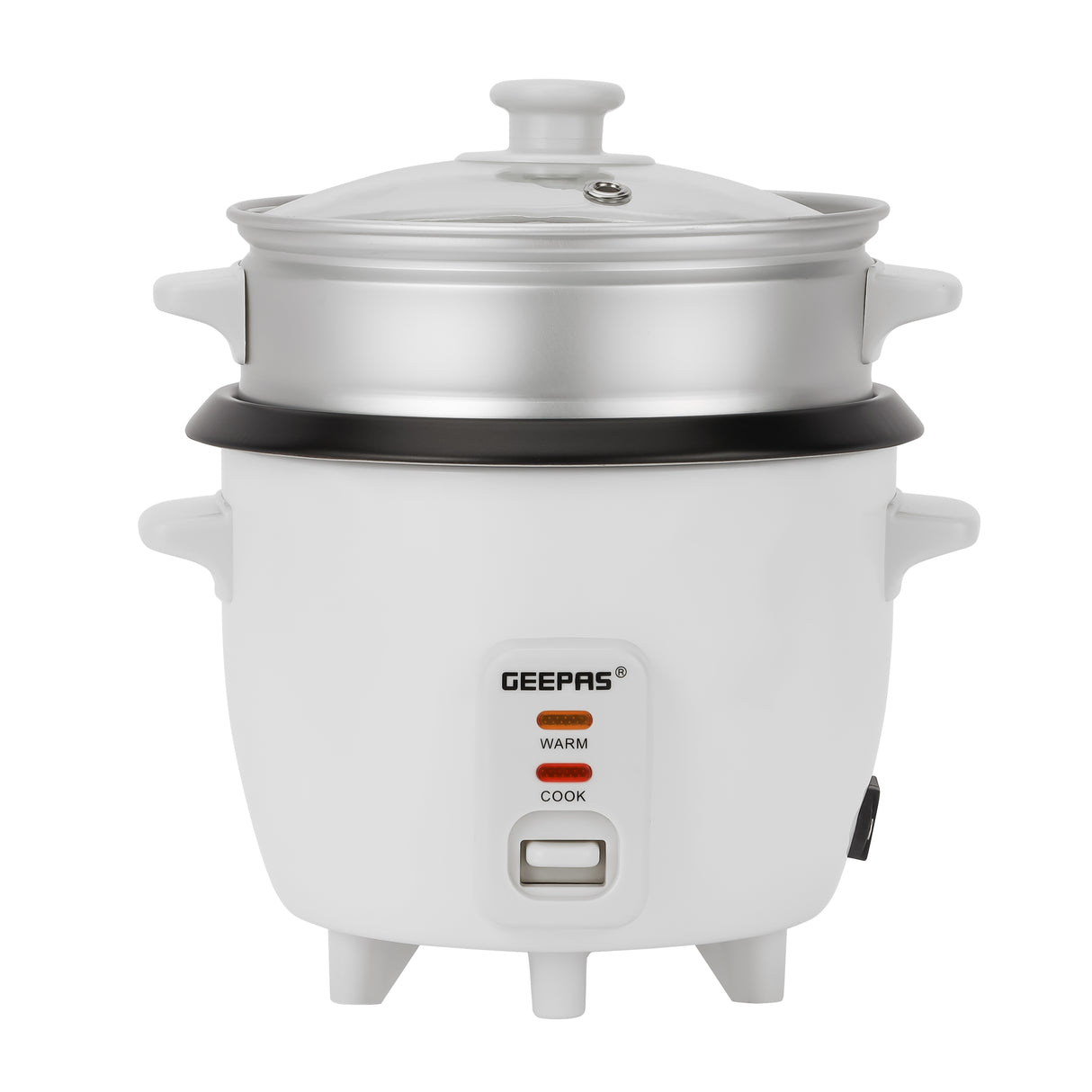 Geepas Home Essentials Combo: Geepas 4 liter air fryer and Geepas 0.6 Liter Rice Cooker
