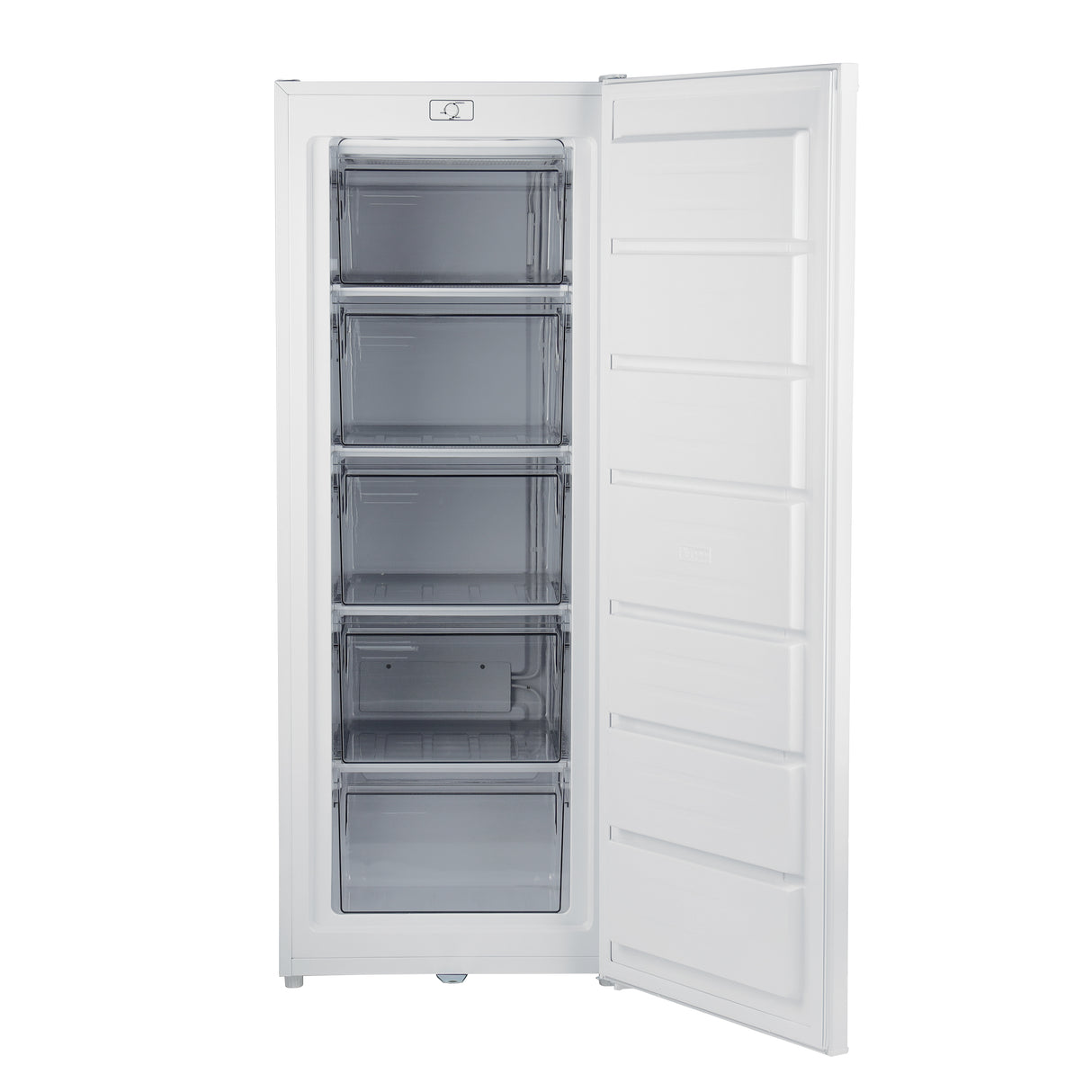 Geepas GRFU2006 Upright Freezer | 200L Capacity| -18°C Cooling| Tropical Compressor | 6 Crystal Drawers| Adjustable Thermostat|  3-Star ESMA Rating | 1-Year Warranty