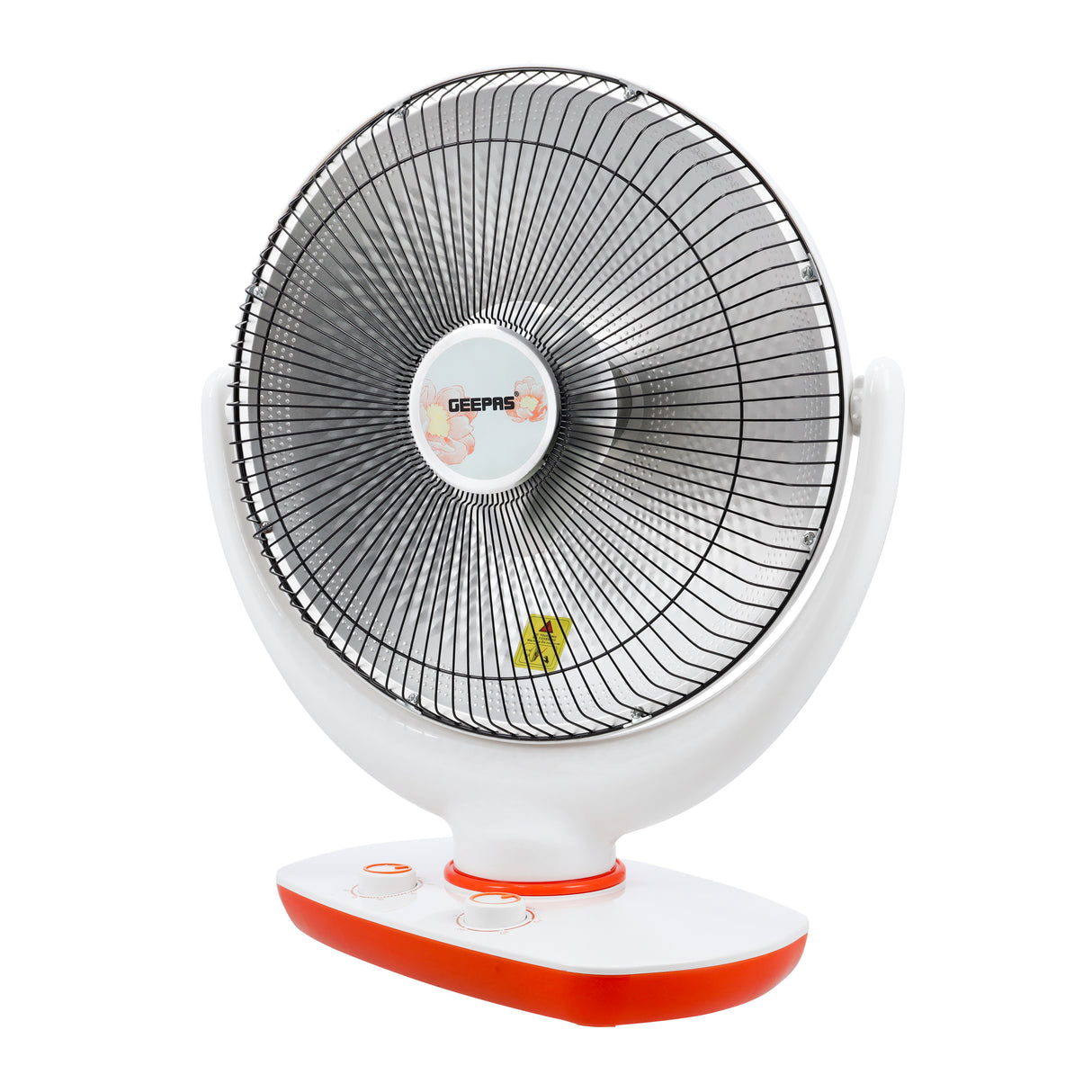 Geepas GRH9548 Halogen Stand Heater | 2 Heat Settings 475W/950W | 1-Hour Timer | Adjustable Head | Safety Tip-Over Switch | Portable & Lightweight | 2 Years Warranty