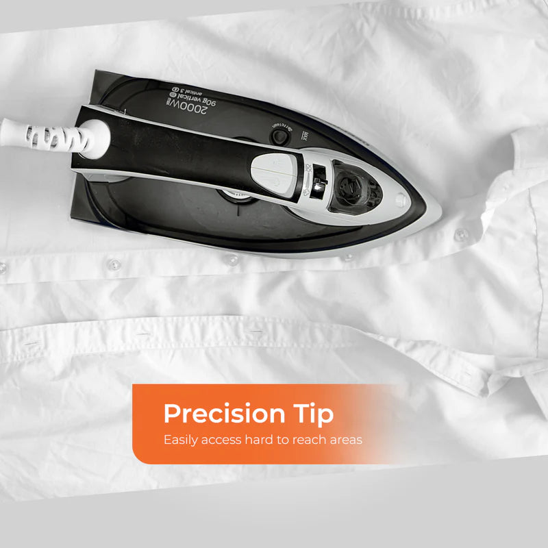 Geepas GSI7788 Ceramic Steam Iron 2000W- Temperature Control for Wet/Dry Crease Free Ironing | Steam Function & Self Cleaning Function | 2 Years Warranty