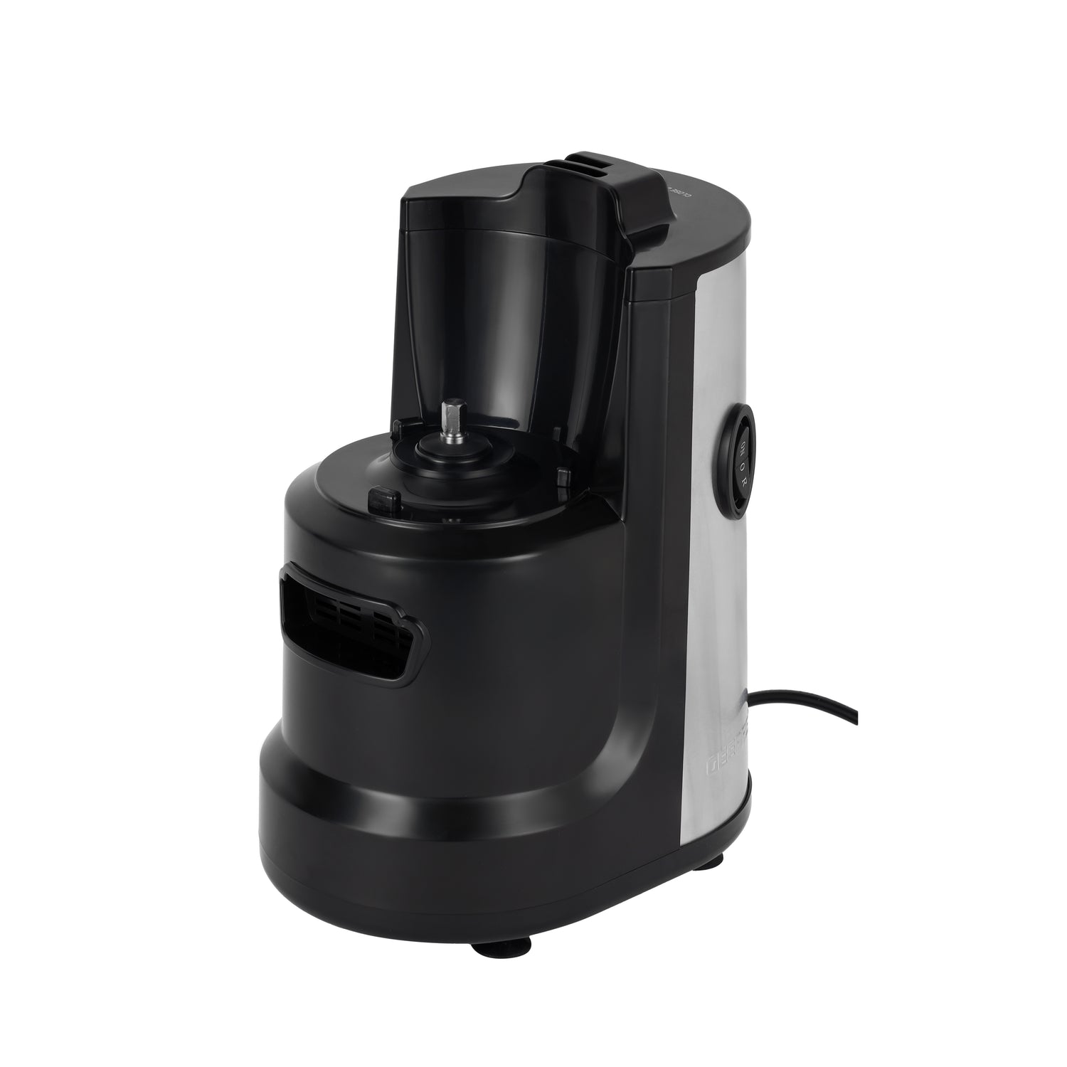 Geepas Slow Juicer- GSJ44019UK/ 1.0 Liter Capacity, Full Copper Motor, Overloading Safety/ Juicing Machine / 140 mm Feeding Tube, Non-Slip Feet, / Black, 2 Years Warranty