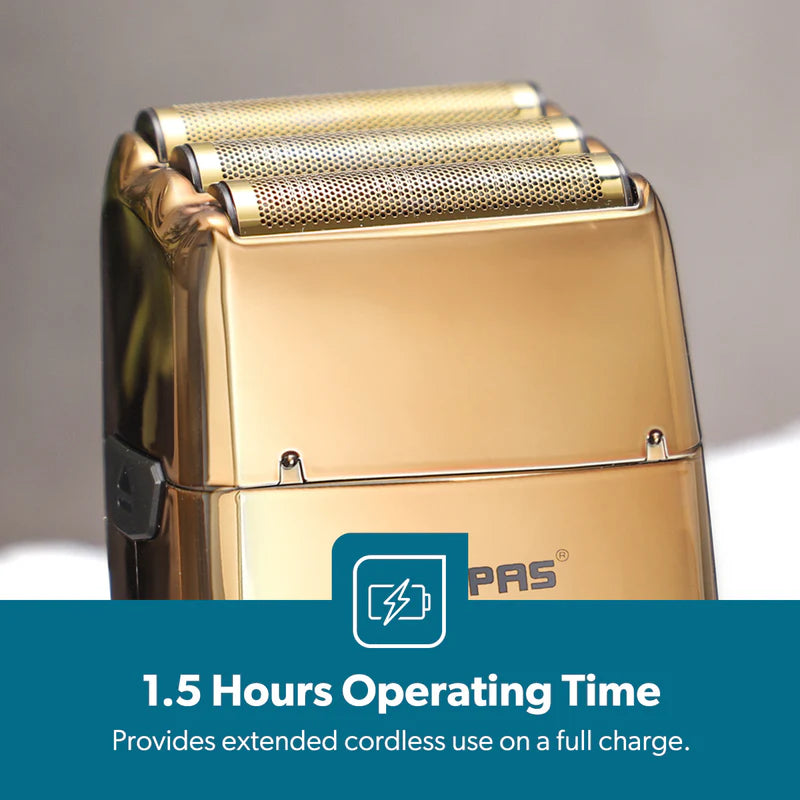 Geepas Digital Waterproof Shaver- GSR57520UK/ for Men, IPX6 Rating, 3 Blades/ Cord and Cordless Operation, with Travel Safety Lock/ Perfect for In-House Styling