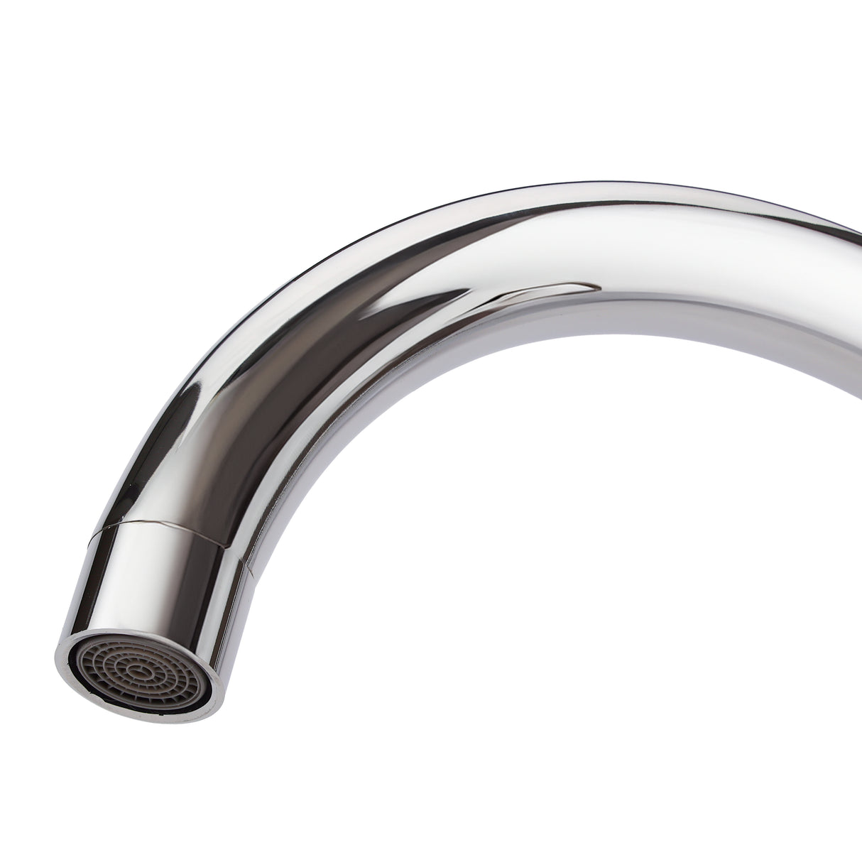 Geepas Single Lever Sink Mixer- GSW61010 | Brass Deck Mounted Kitchen Tap | Solid Metal Handle, 35 Ceramic Cartridge, Leak-Proof & 360° Swivel Spout | 5Year Warranty