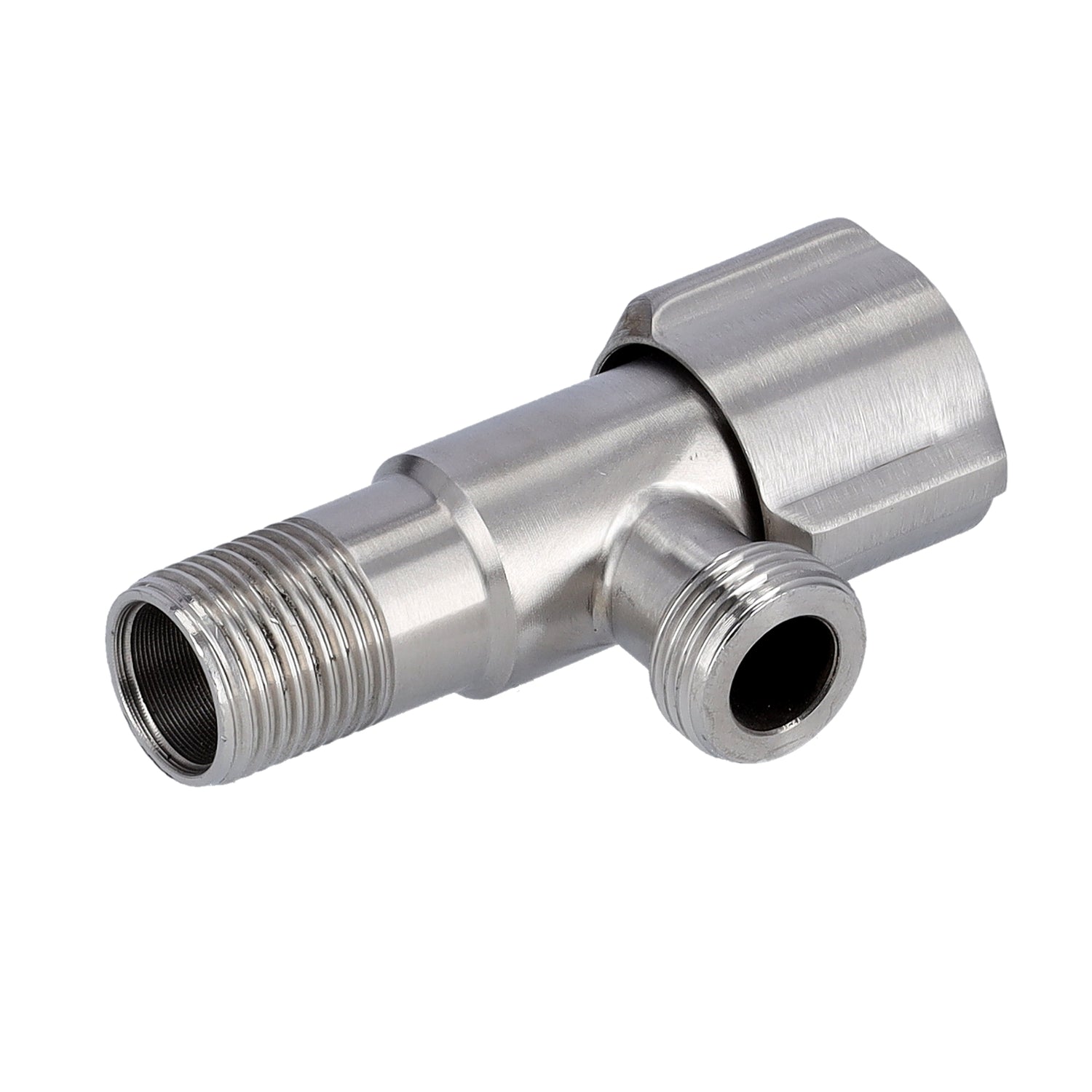 Geepas Angle Valve - Single Lever Mixer Tap with Roughened Thread for Simple Sealing, Wall Connection with Ergonomic Knob with High Outflow | Ideal for Bathroom, Kitchen & More | 1 Year Warranty