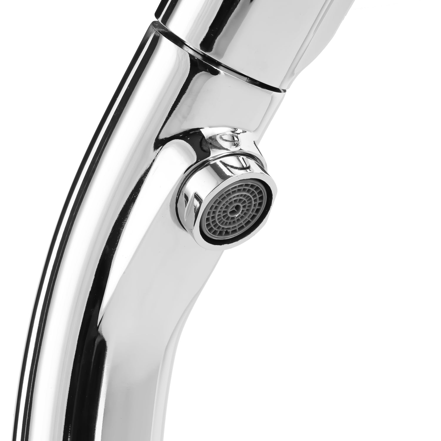 Geepas Deck Mounted Sink Tap- GSW61141| Quality Solid Brass Construction| Solid Metal Lever Knob with Chrome Finish| Turn Ceramic Brass Cartridge, Durable|1-Year Warranty