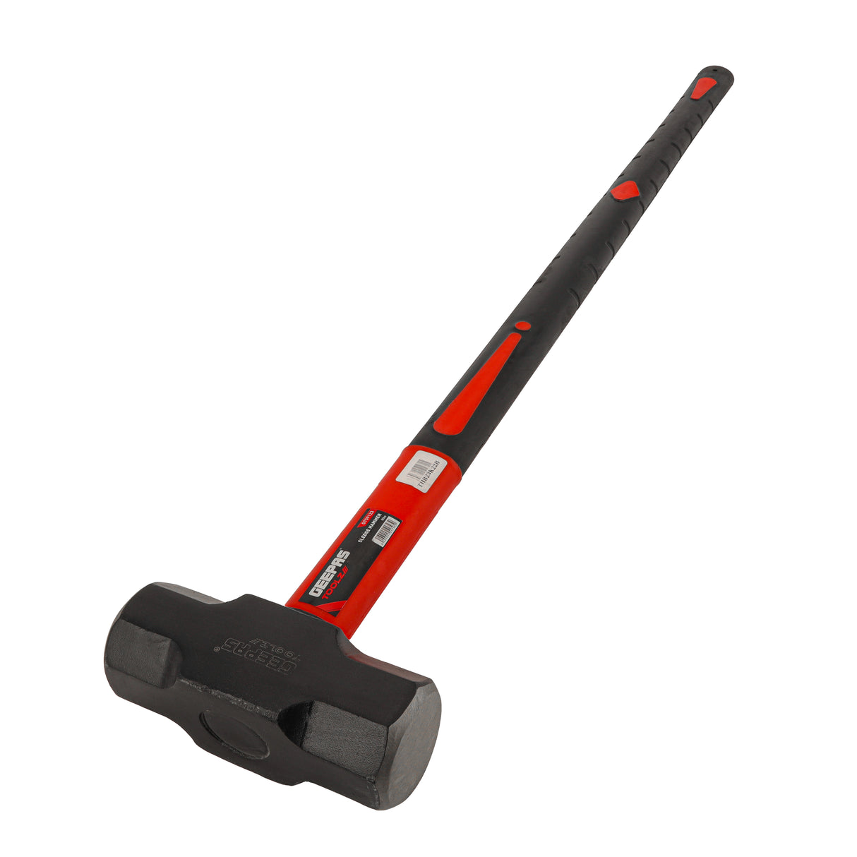 Geepas GT59123 Sledge Hammer | Fibre Handle | Carbon Steel Drop Forged Head | Long Handle | Ideal for Carpenters, Site Workers & DIYers