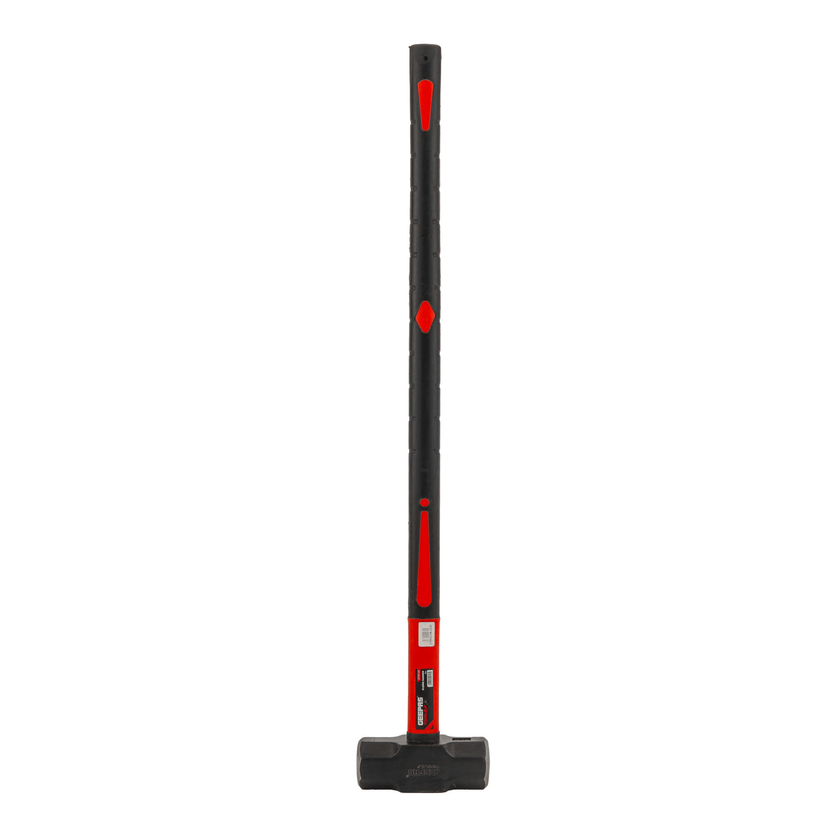 Geepas GT59123 Sledge Hammer | Fibre Handle | Carbon Steel Drop Forged Head | Long Handle | Ideal for Carpenters, Site Workers & DIYers