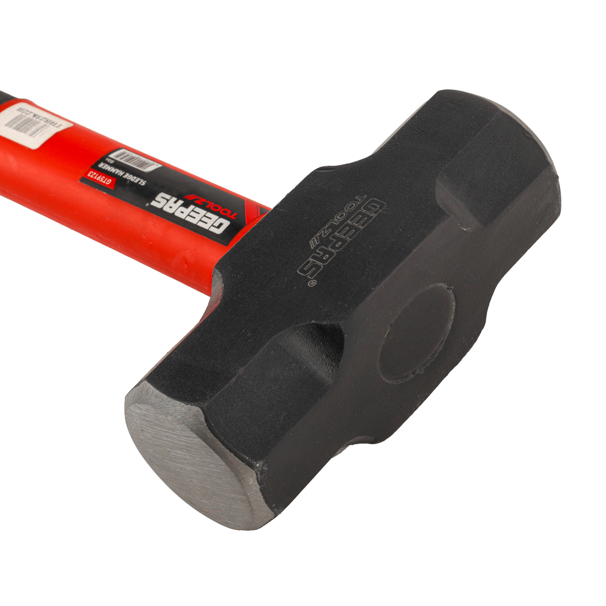 Geepas GT59123 Sledge Hammer | Fibre Handle | Carbon Steel Drop Forged Head | Long Handle | Ideal for Carpenters, Site Workers & DIYers