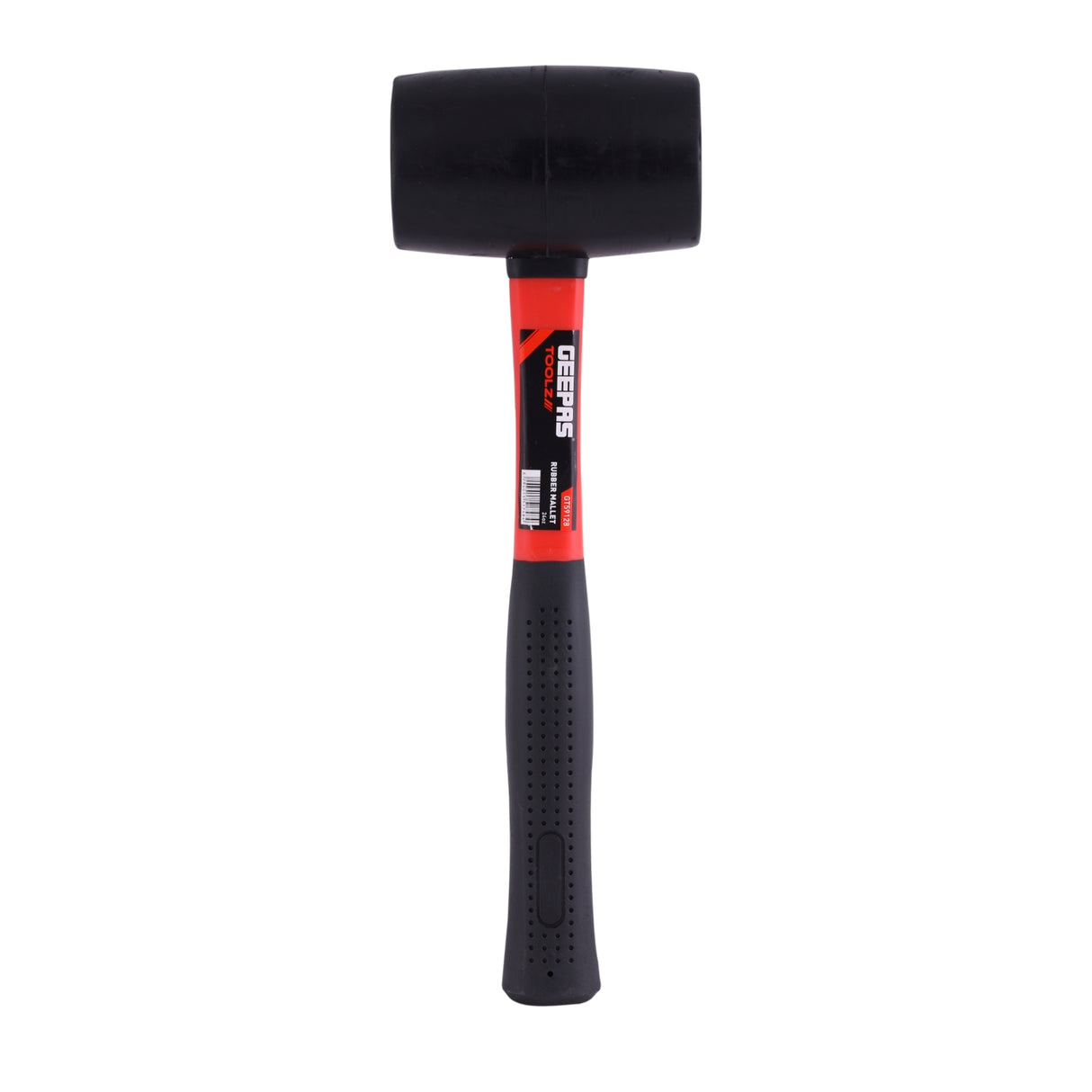 Geepas Rubber Mallet with Fiber Handle 24Oz - Hardwood Shaft Rubber Mallet Double-Face Hammer with Soft/Hard Tips | Ideal for woodworking, cabinet and furniture making, auto body and metal fabrication
