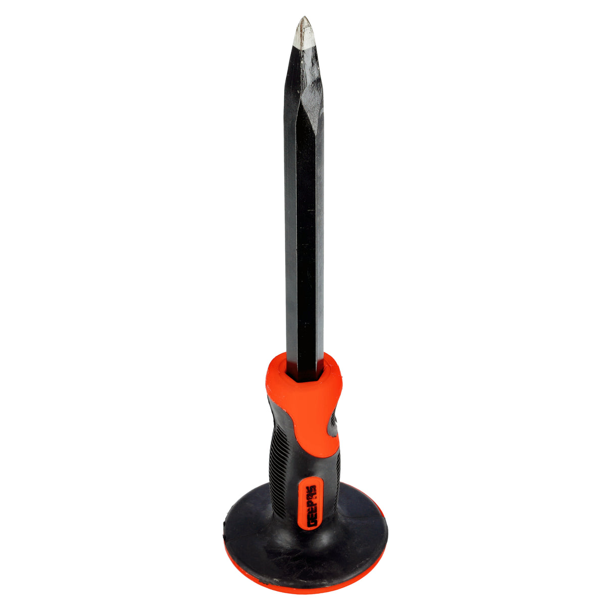 Pointed Chisel with Grip-12"