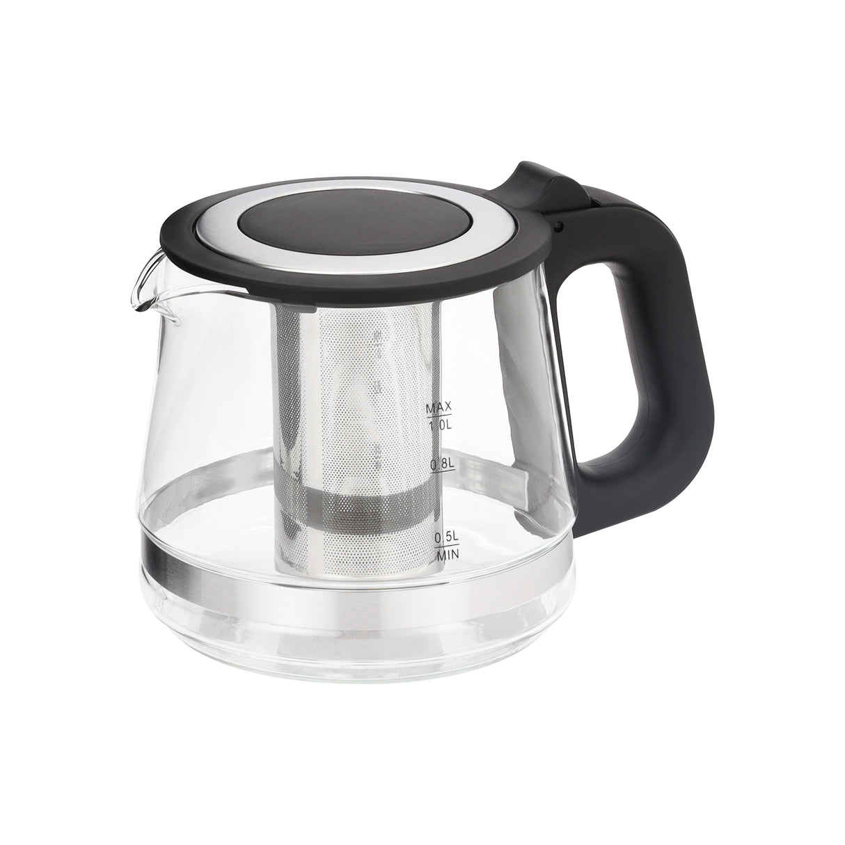 Geepas GTM38080 Digital Tea Maker | 1.7L kettle with glass teapot & infuser, smart touch control, durable design, multi-function settings, perfect for tea lovers
