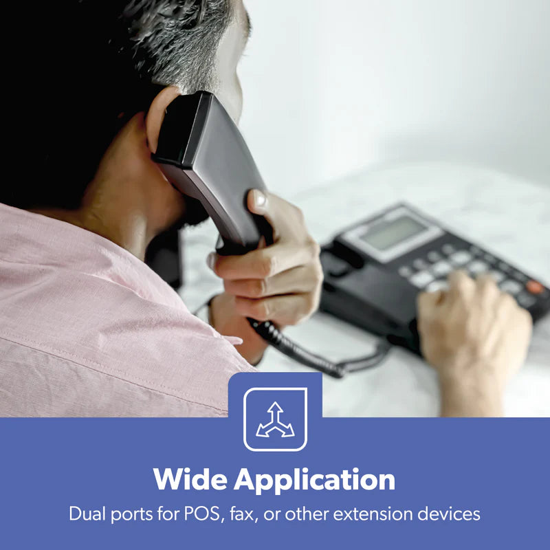 Geepas GTP7185 Executive Telephone with Caller ID | FSK/DTMF Dual System |  16-Digit LCD Display |  50 Incoming & 15 Outgoing Calls |  16 Ringtones |  Hands-Free|