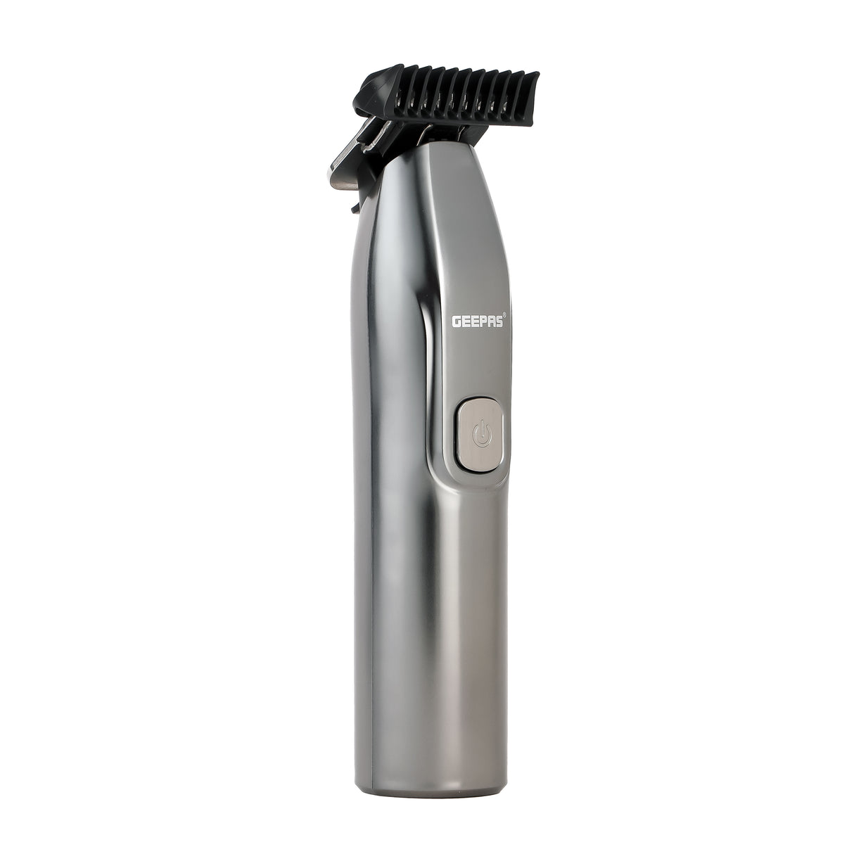 Geepas Rechargeable Hair and Beard Trimmer-GTR57509/with High-Capacity Li-ion Battery and 180 min Working Time/Detachable Blades and Waterproof IPX7/2 Years Warranty,Grey