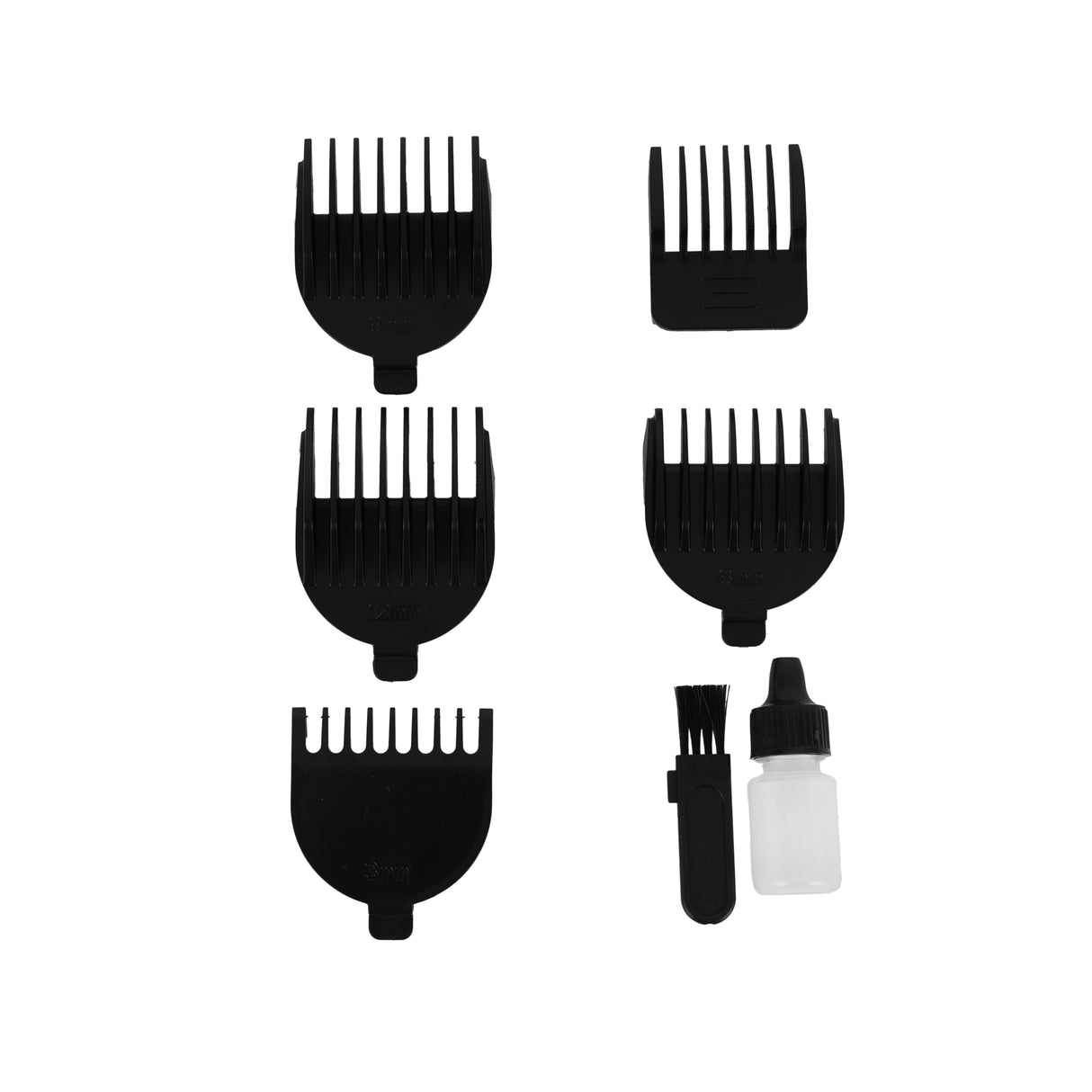 Geepas 11-in-1 Rechargeable Grooming Set- GTR8724/ with 5 Interchangeable Heads and 4 Comb Attachments, Stainless Steel Blades, Perfect for Home and Professional Styling