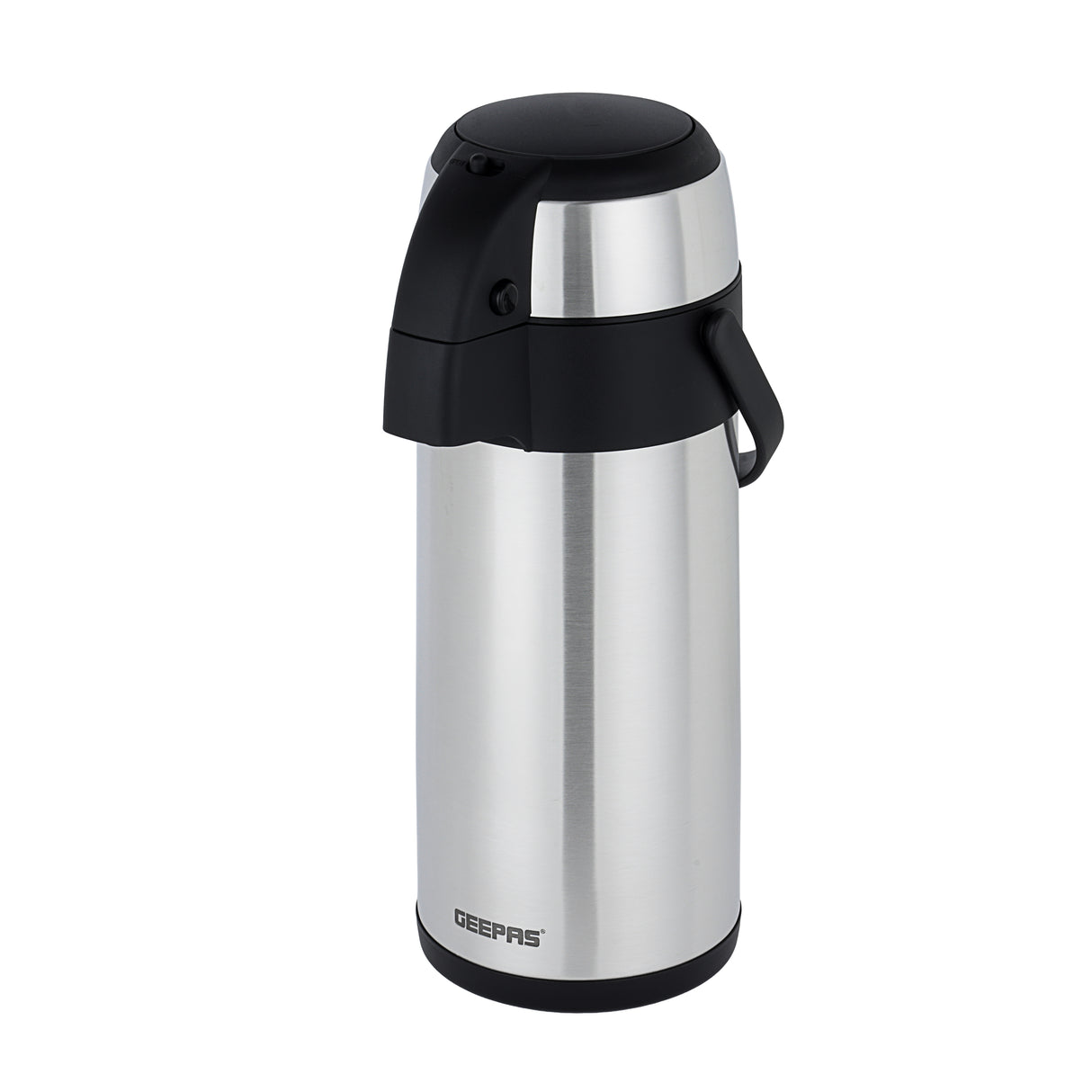 Geepas Stainless Steel Air Pot Flask, 3.5L Vacuum Flask, GVF5263 | Hot/Cold up to 24Hrs | Double-Walled Vacuum Flask for Coffee, Hot Water, Tea & More