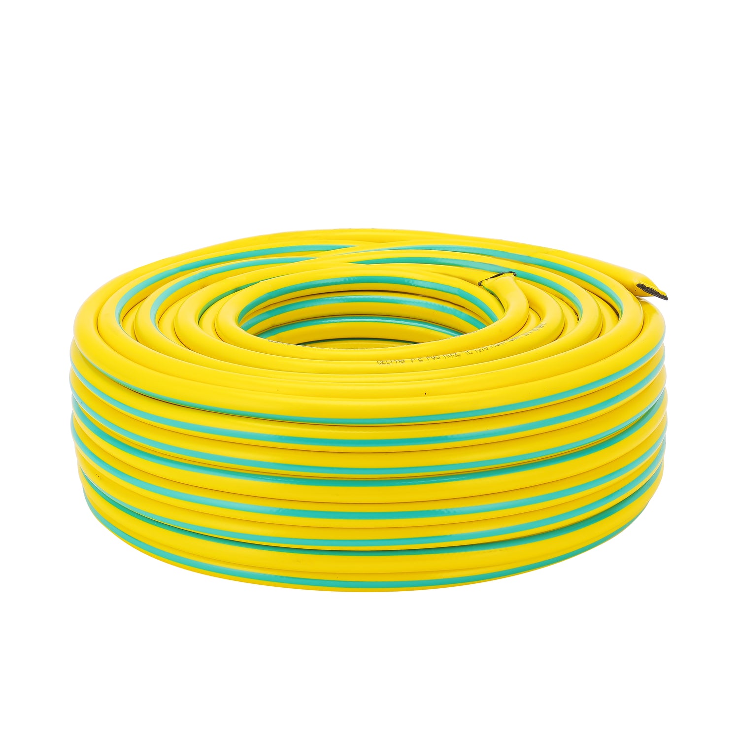 Geepas 1/2 PVC Hose- GWH61154| 50 M, 3-Layer Construction with High Flexibility| Suitable for 7 Bar Pressure, Heat Resistance -10–65 °C| Yellow and green, 1 Year Warranty