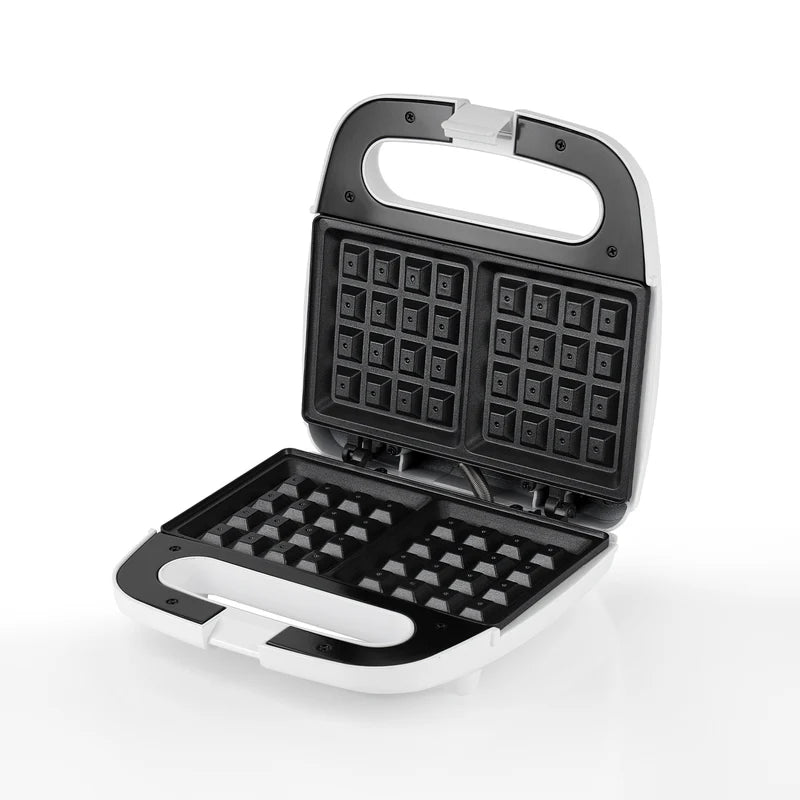Geepas GWM676 Waffle Maker | 750W Power| Non-Stick Cooking Plates | Dual Indicator Lights | Cool-Touch Handle | Overheat Protection | Easy to Clean | 2 Years Warranty