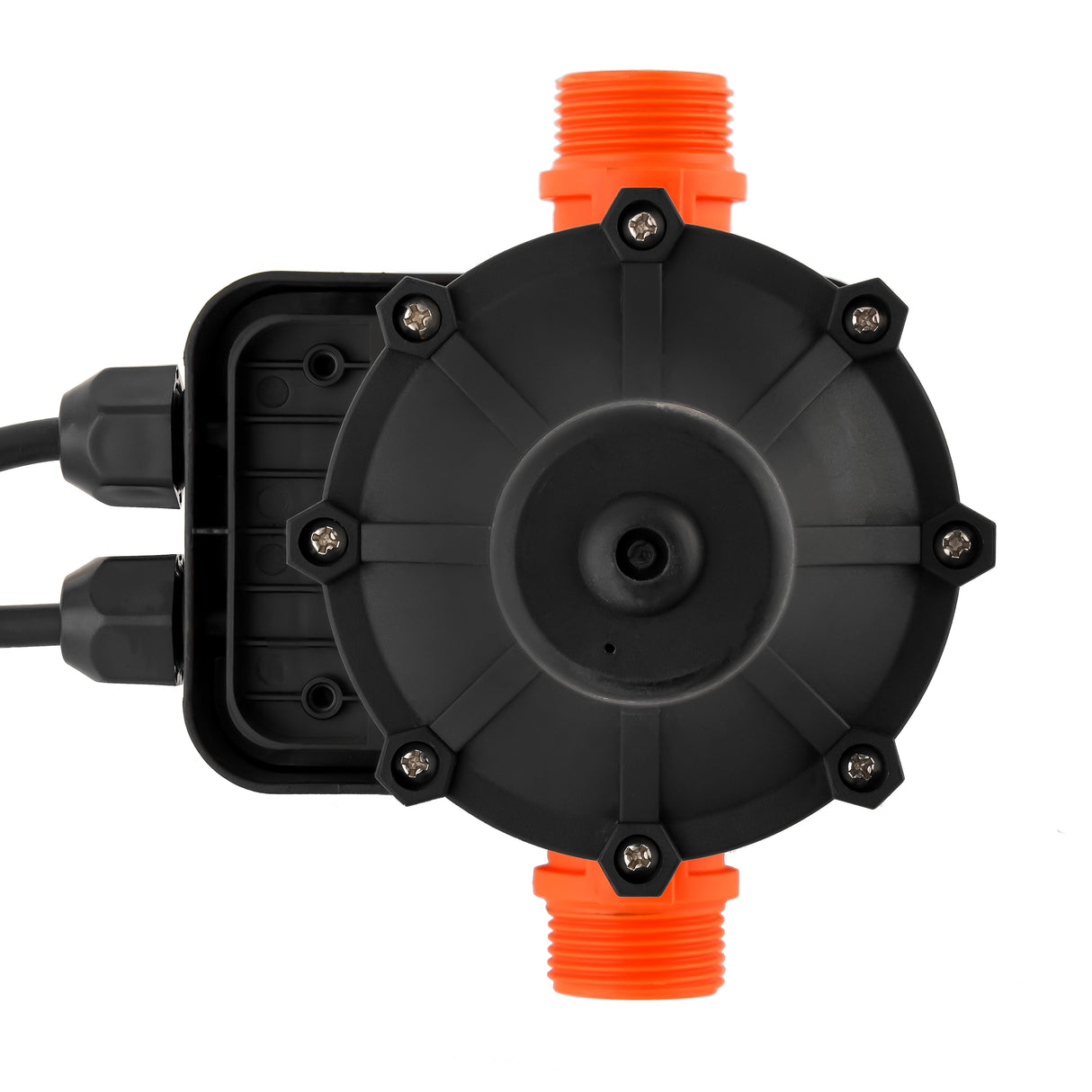 Geepas Automatic Pump Controller GWPC2.0HP-240 | Premium Build, Starting Pressure 1.5 bar, Max Pressure 10 bar | Ideal for Industrial, Agricultural & Domestic Use | Black