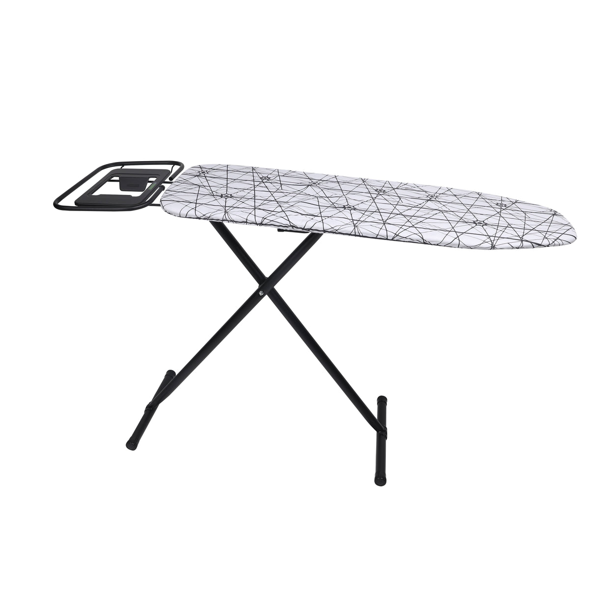Spring Ironing Board, Adjustable Height Iron Board, RF10122 | Cotton Cover with 8mm Foam Pad | Foldable Design | Home Laundry Room Or Dorm Use