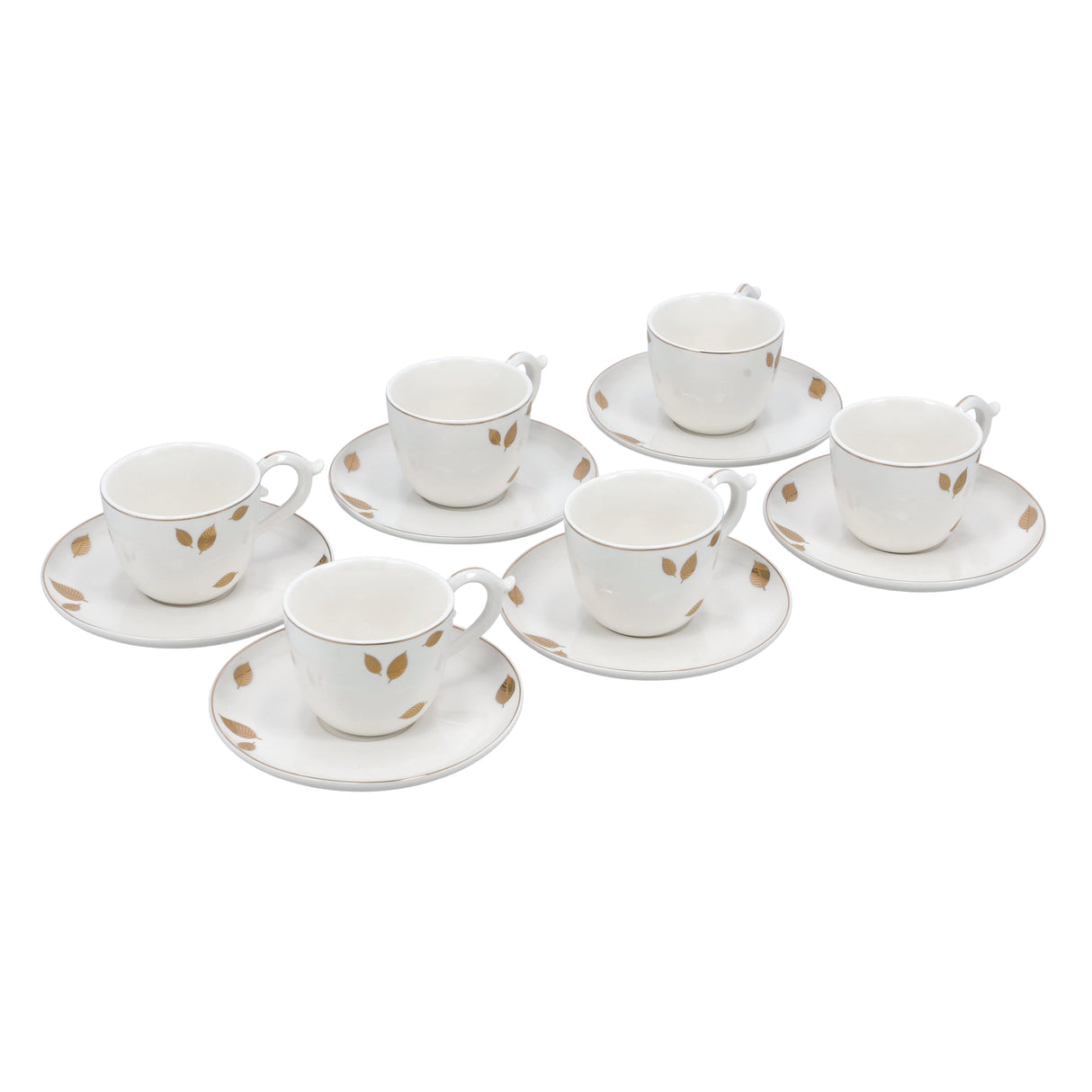 Royalford RF10175 6Pcs Cup And Saucer