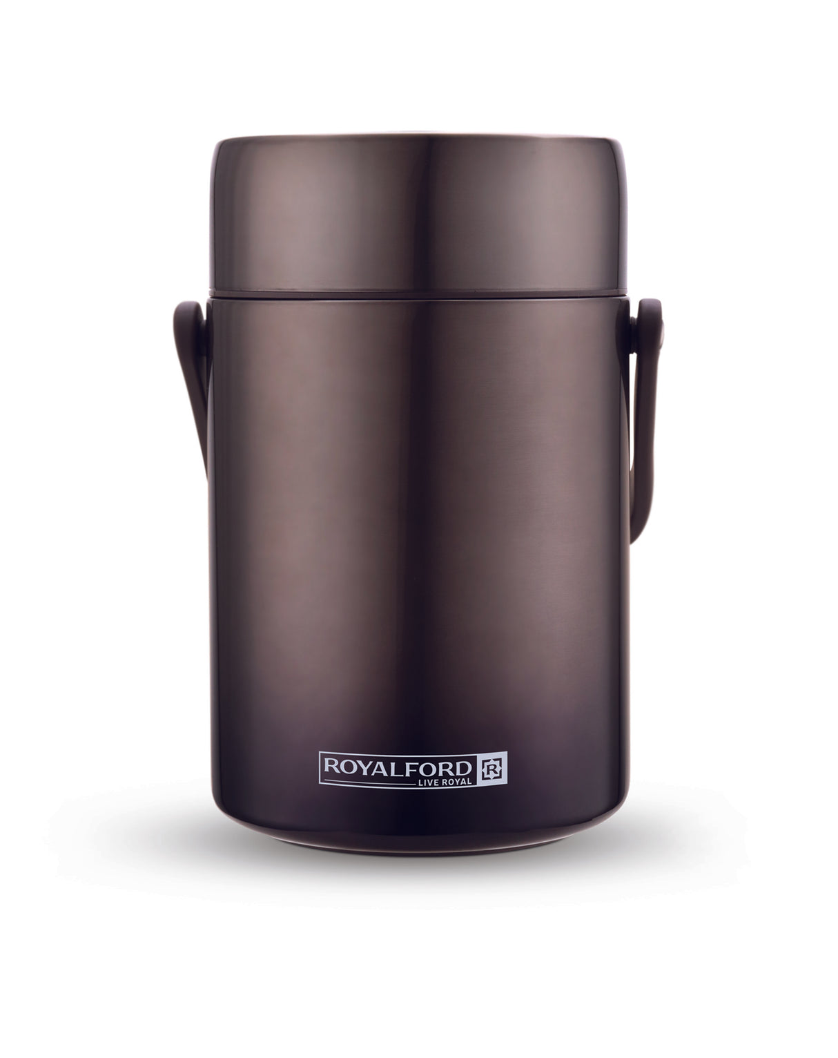 Double Wall Lunch Box, Vacuum Insulated Tiffin Box, RF10985 | Vacuum Insulated Food Jar with 2 SS Containers | Keeping Hot Food Hot & Cold Food Cold for Hours | PP Handle